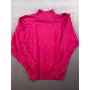 Vintage The Narragansett 100 Combed Cotton Women Sweater Made in USA Pink SMall